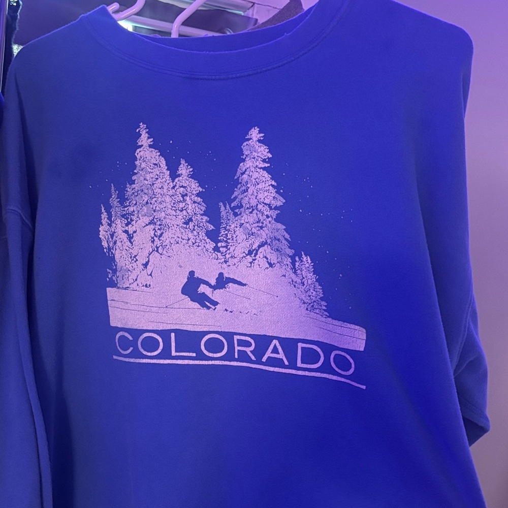 American Eagle Outfitters Blue Colorado Hoodie